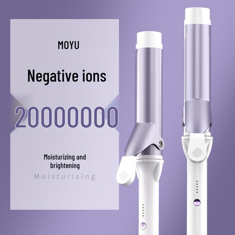 40mm Automatic Rotating Curling Iron with Negative Ions - Gentle, Large-Wave Styling