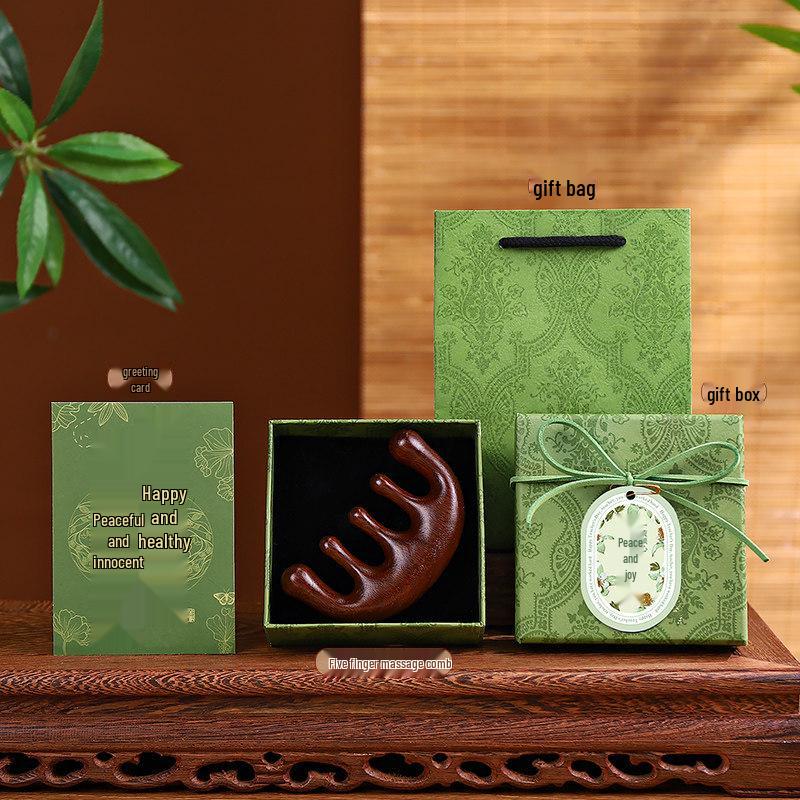 Elegant Wooden Comb Gift Box for Mother s Day, Mother-in-Law, & Women s Day
