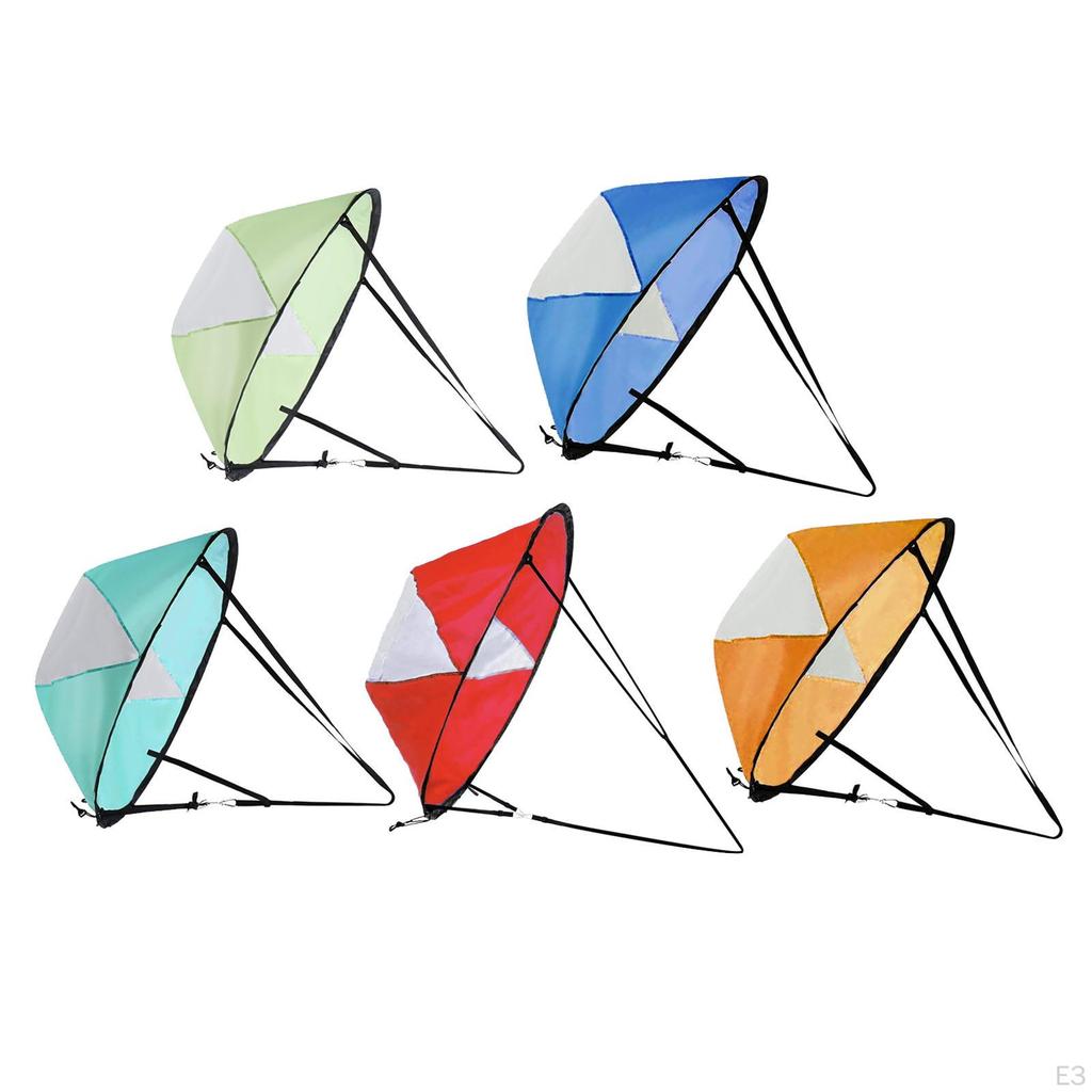 42 Inch Wind Sail Kit for Kayaks And Canoes with Quick Setup Compact Design