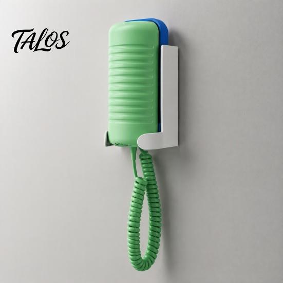 Durable Wall Bracket Wall-Mounted Landline Phone Holder, Retro String Storage Stand, Entryway Shelf Space Saving Plastic Organizer for Bedroom