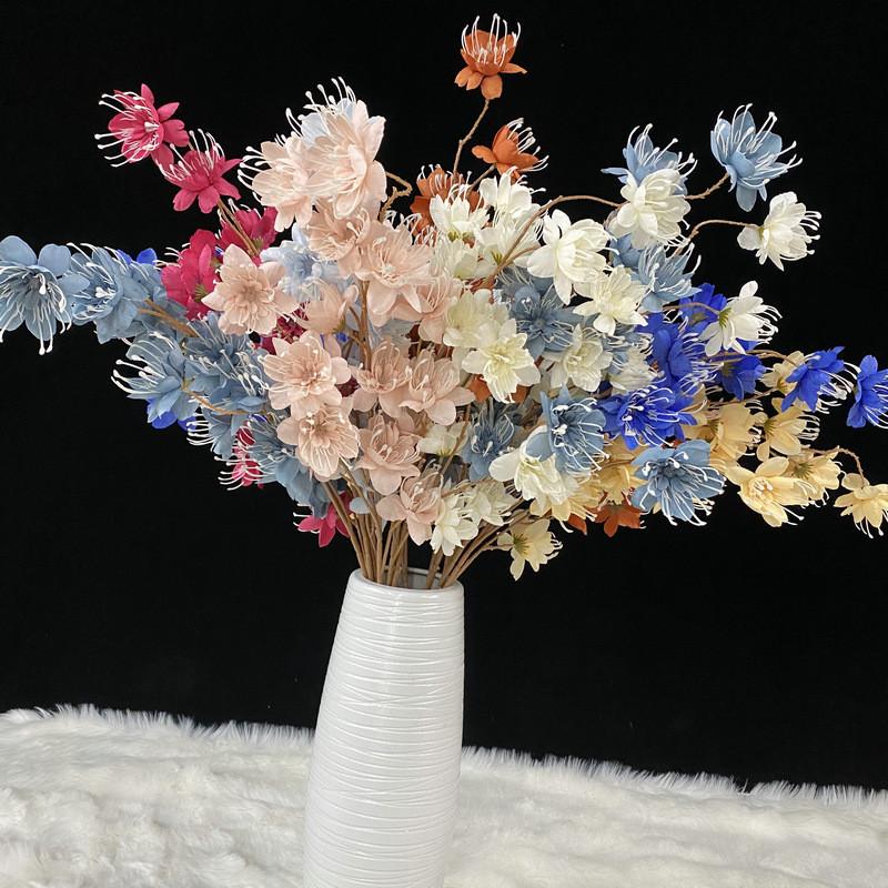 Simulated Areca Flowers Wedding Decoration Realistic Photography Prop Backdrop