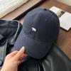 Stylish Simple Polar Bear Embroidery Versatile Baseball Cap Female Spring Summer Couple Vintage Shade Cap