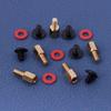 60Pcs 6-32-M3 Insulation Washers For Case Fans 6.5mm Brass Standoff Computer PC Case Motherboard Riser Screws
