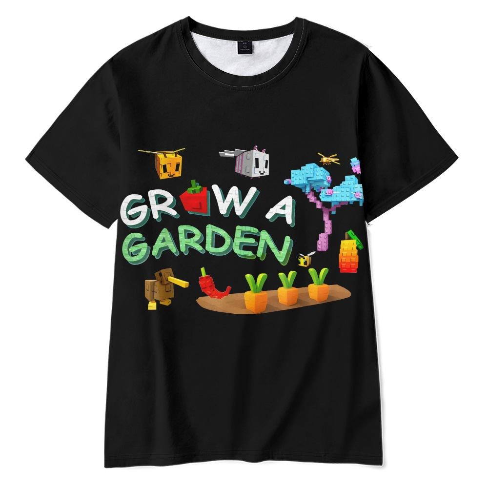 Fashion Grow A Garden Cartoon T Shirts for Women Men Summer Clothing Fitness O Neck Man T-shirt Oversized Men T-shirts Tops