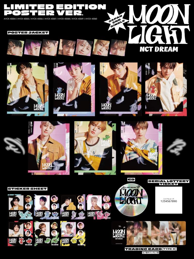 Moonlight Press Limited NCT DREAM (SG) (Poster Edition_RENJUN Ver.) (First Edition) -