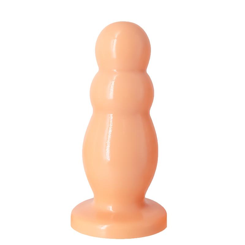 Transparentní měkký anální dilatátor Anální kolík Mužský masturbátor Sexuální hračka pro dospělé Dildo Pull Bead se Sucker Fisting Slave BDSM