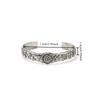 Vintage Viking Runes Open Cuff Bracelet Odin Mythology Themed Mens Jewelry