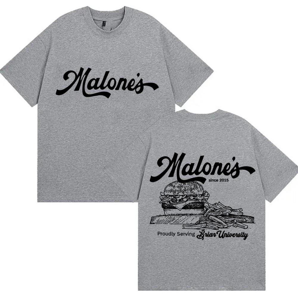 Off-campus Marlon's Briar University Bar and Burge T-shirt Men's and Women's Hockey T-shirt Oversized Fan T-shirt Streetwear