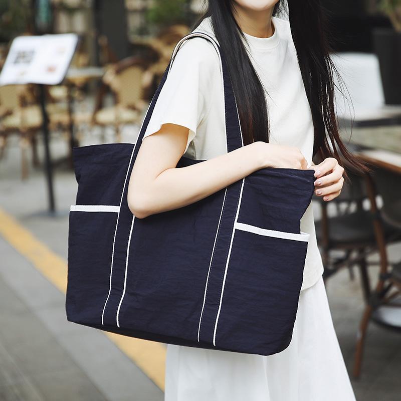 Nylon Tote Bag Large Capacity Women's Shoulder Bag Commuter Shopping Bag Handbag