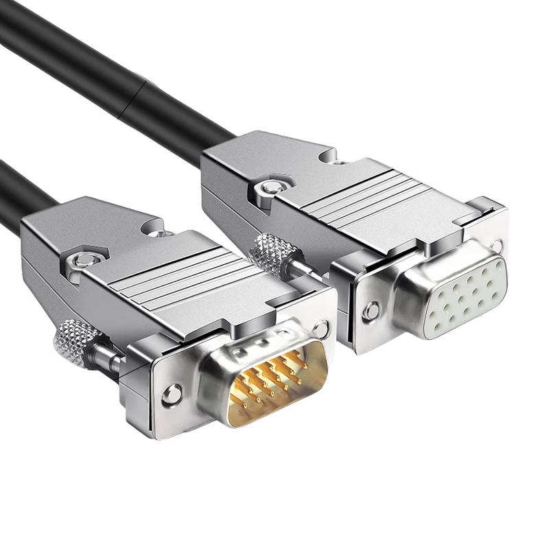 JUXIN 3-Row 15-Pin HDB15 VGA Cable
