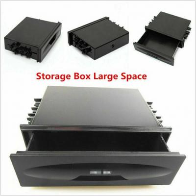 Universal Car Autos Single Din Dash Radio Tallation Pocket Kit Storage Box