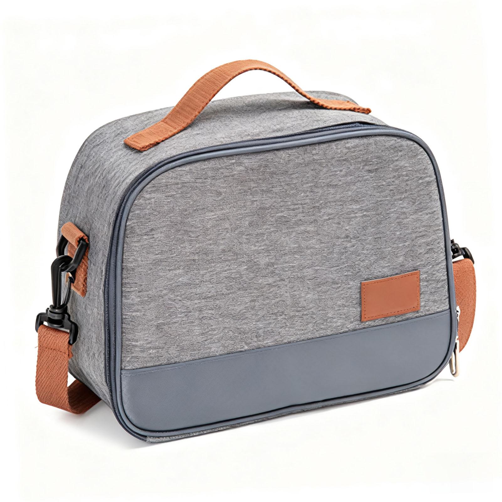 Lunch Bag for Women Adults Men Reusable Leakproof Insulated Lunch Box with Shoulder Strap for Work Travel 1100₽