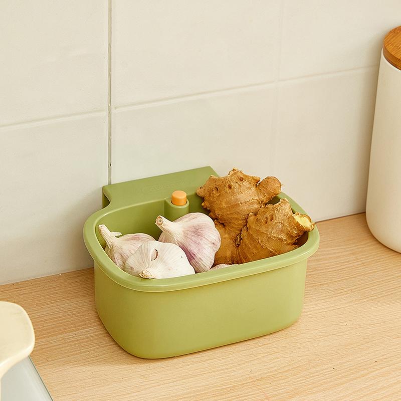 Sink Hanging Strainer Basket Drain Basket Openable Bottom Cover Kitchen Garbage Filter Sink Sponge Storage Basket