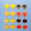 32er-Pack Thanksgiving Ahornblatt Kleine Anhänger für DIY Schmuck und Kunsthandwerk