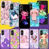 Cute Axolotl Kawaii Phone Case For Xiaomi Poco X7 X6 X5 Pro F7 Ultra Redmi 15C 15 13 13C 12 12C 10 10A 10C 9 9A 9C 9T Cover Poco