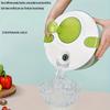 One Multi-Purpose Salad Dumper and Strainer - No Need To Recharge PP Manual Vegetable and Fruit Dumper with Strainer Basket for Easy Meal Prep!