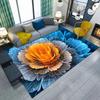 Fantasy Flower Pattern Floor Mats Door Front Decoration Home Living Room Floor Mats