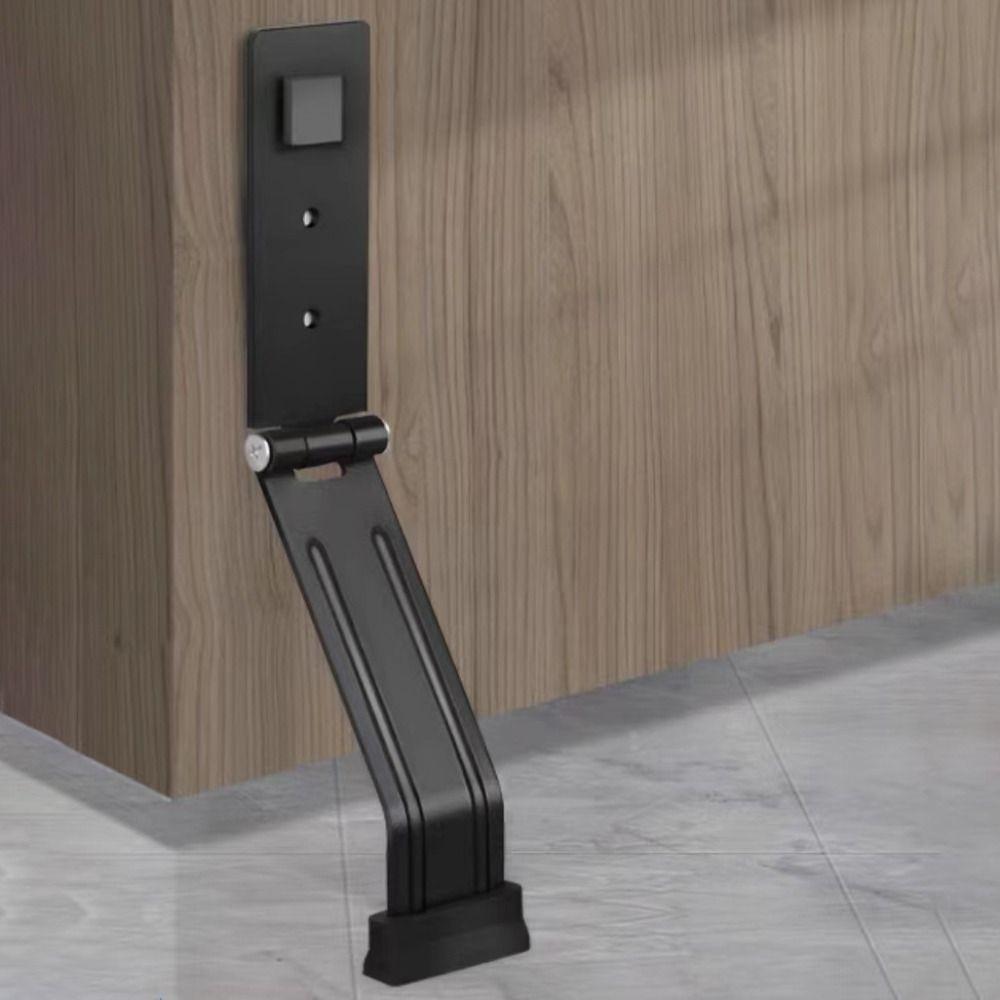 

Safety Kick Down Door Stopper Windproof Anti Pinch Door Stopper Door Anti-collision Device Bedroom чёрный