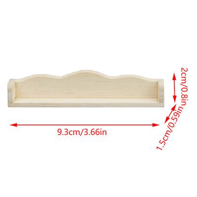 1:12 Estantería de Pared en Miniatura para Casa de Muñecas Estante Colgante Modelo Mueble Decoración Hogar Juguete Accesorios para Muñecas