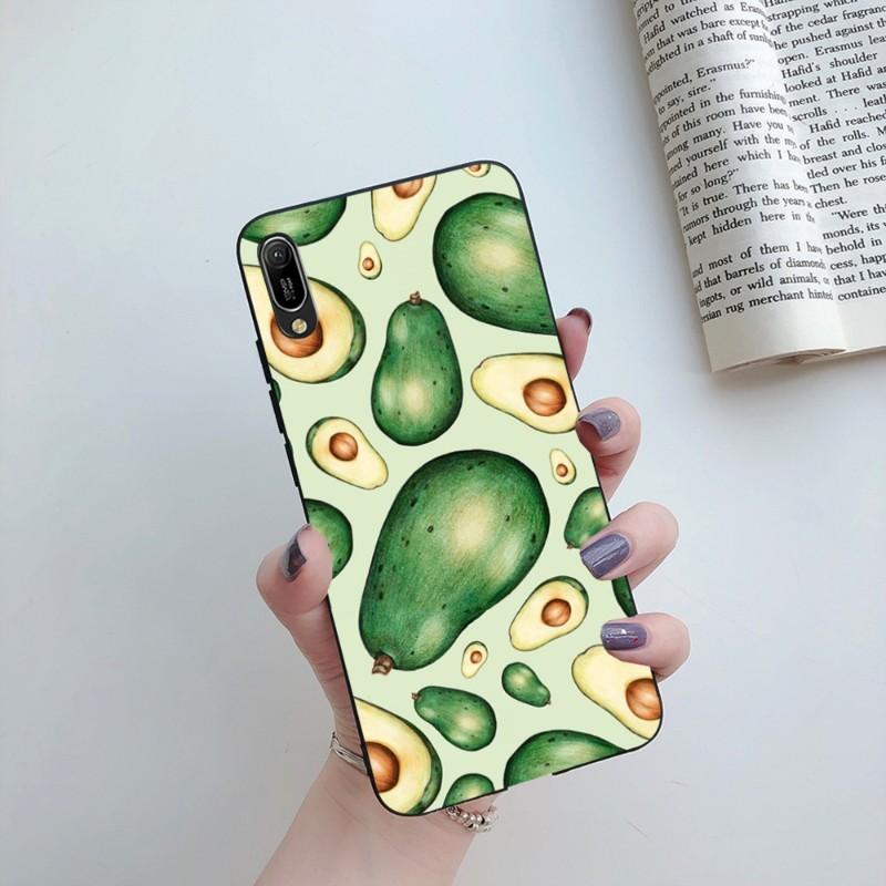 Avocado Aesthetics Phone Case For Huawei Mate 40 30 20 10 Pro Lite Nova 9 8 5T Y7p Y7 Soft Black Phone Cover