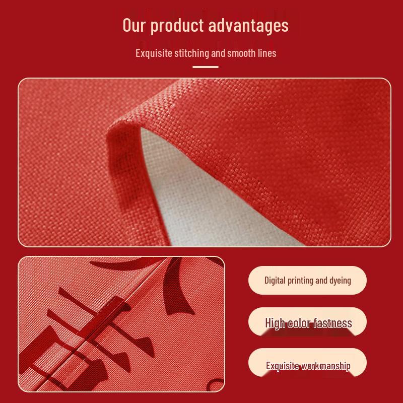 Festive Red Chinese New Year Table Runner