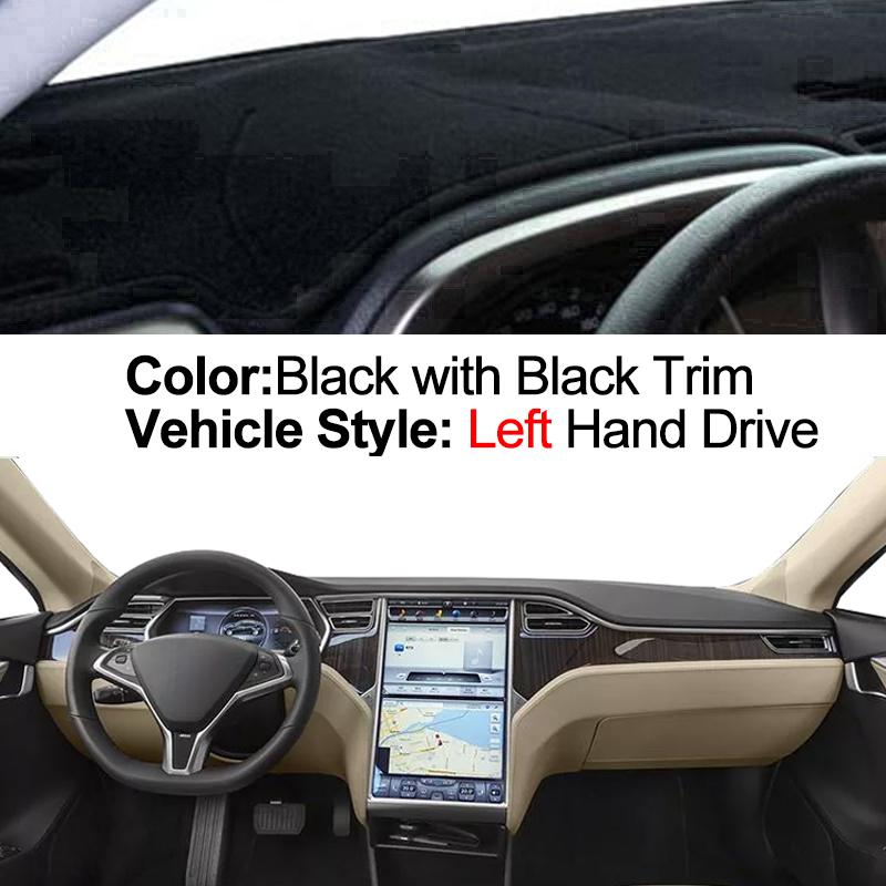 Car Dashboard Cover Dash Mat Carpet Cape For For Tesla S 2012 -2020 2019 2018 2017 2016 2015 Anti-sun Sun Shade Car Styling Auto