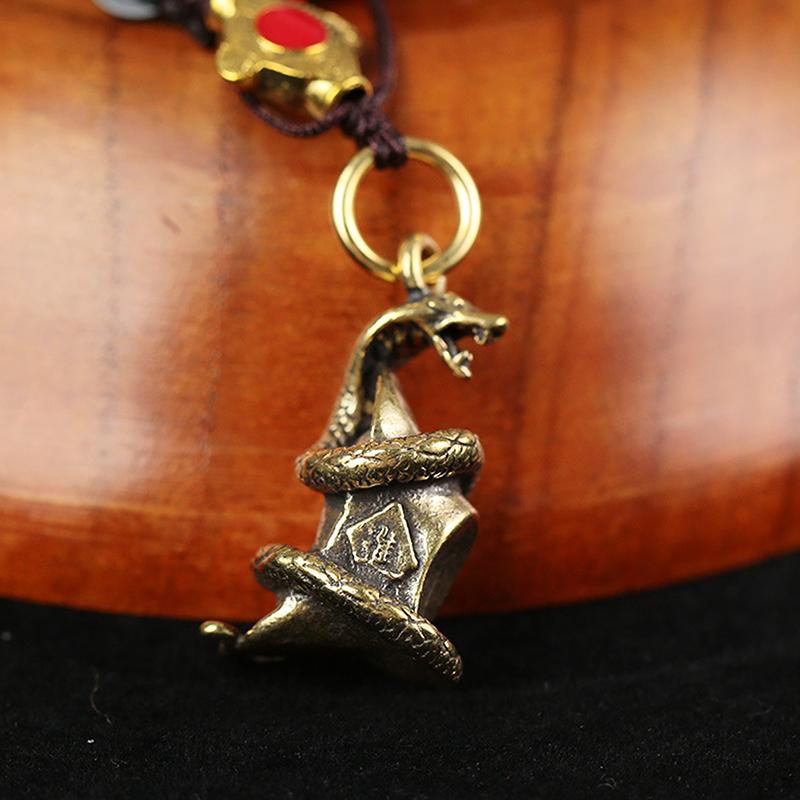 

1 шт. антикварная бронзовая статуя кобры боа змеи миниатюрные фигурки медные зодиакальные животные настольные украшения украшения ремесла кулон United States