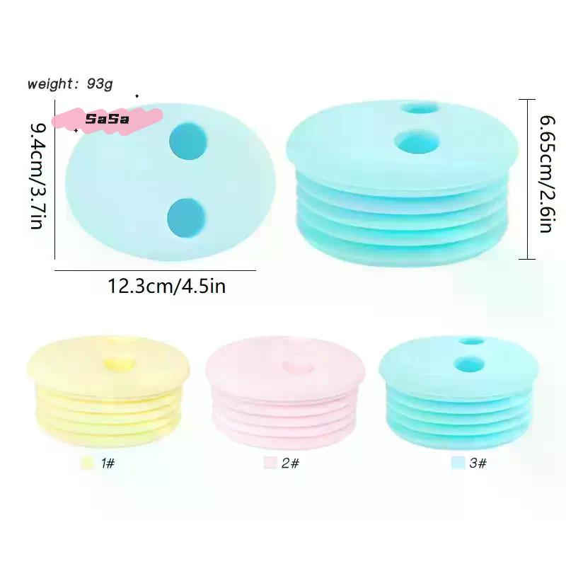 S-Silicone No-Mess Snack Box Dirt-resistant With Lid Nut Snack Storage Container Foldable Fruit Storage Box Candy Dried