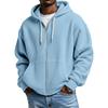 Men'S Casual Zipper Long Sleeved Sweatshirt Fashionable Cardigan Jacket