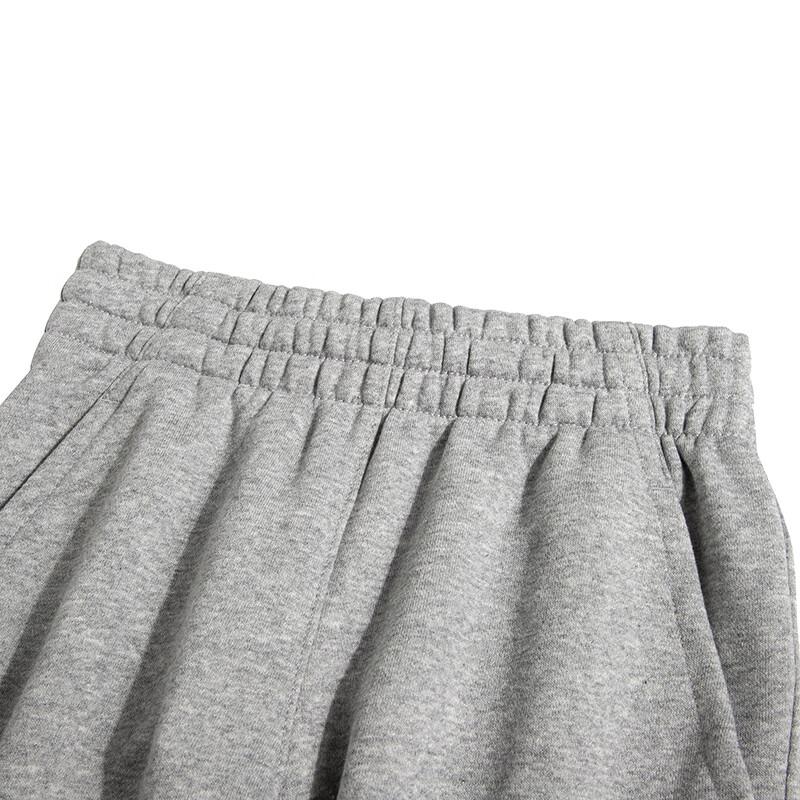 Nike Kids Logo Print Running Fitness Training Comfortable Breathable Casual Knitted Sports Pants Kids Pants Gray FD3019-063