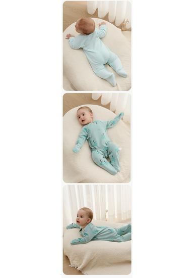 Baby Romper Pure Cotton A-Grade Crawling Suit with Hand & Foot Covers - Anti-Scratch Pajamas for Boys & Girls