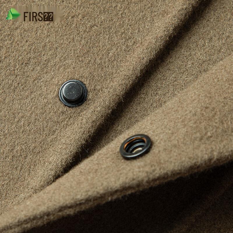 Shanshan Men's Double-Faced Wool Blend Lapel Jacket