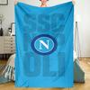 Napoli Theme Printed Blanket - Perfect for Couch, Bed, Travel & Outdoor Use | Machine Washable, Cozy & Durable.