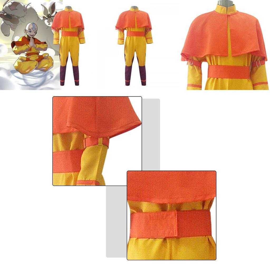 Experience The Ultimate Avatar The Last Airbender Aang Cosplay Suit For Men And Women