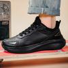 Men's High-Quality Leather Casual Running Shoes for Autumn and Winter