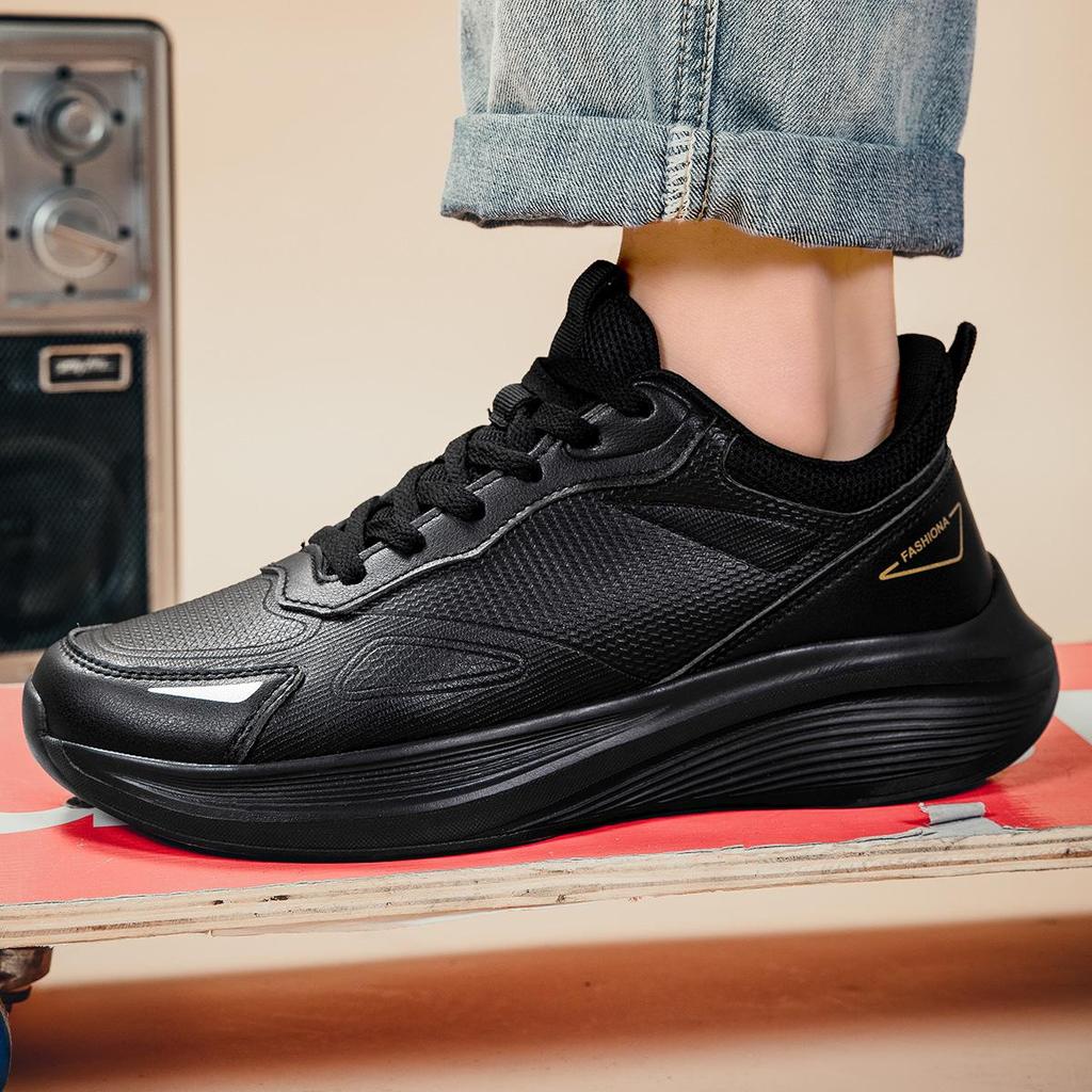 Hochwertige Herren Leder Freizeitschuhe zum Laufen für Herbst und Winter