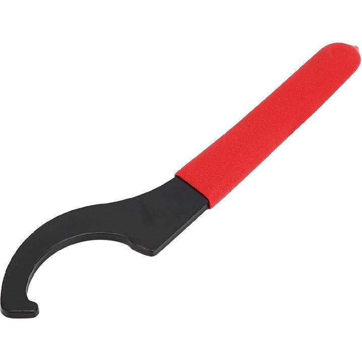 Locknut Wrench, Castle Nut Wrench, Coilover Spanner Wrench C Shape Shock Spanner Wrench High Carbon Steel Hook Wrench Tools for Suspension System and