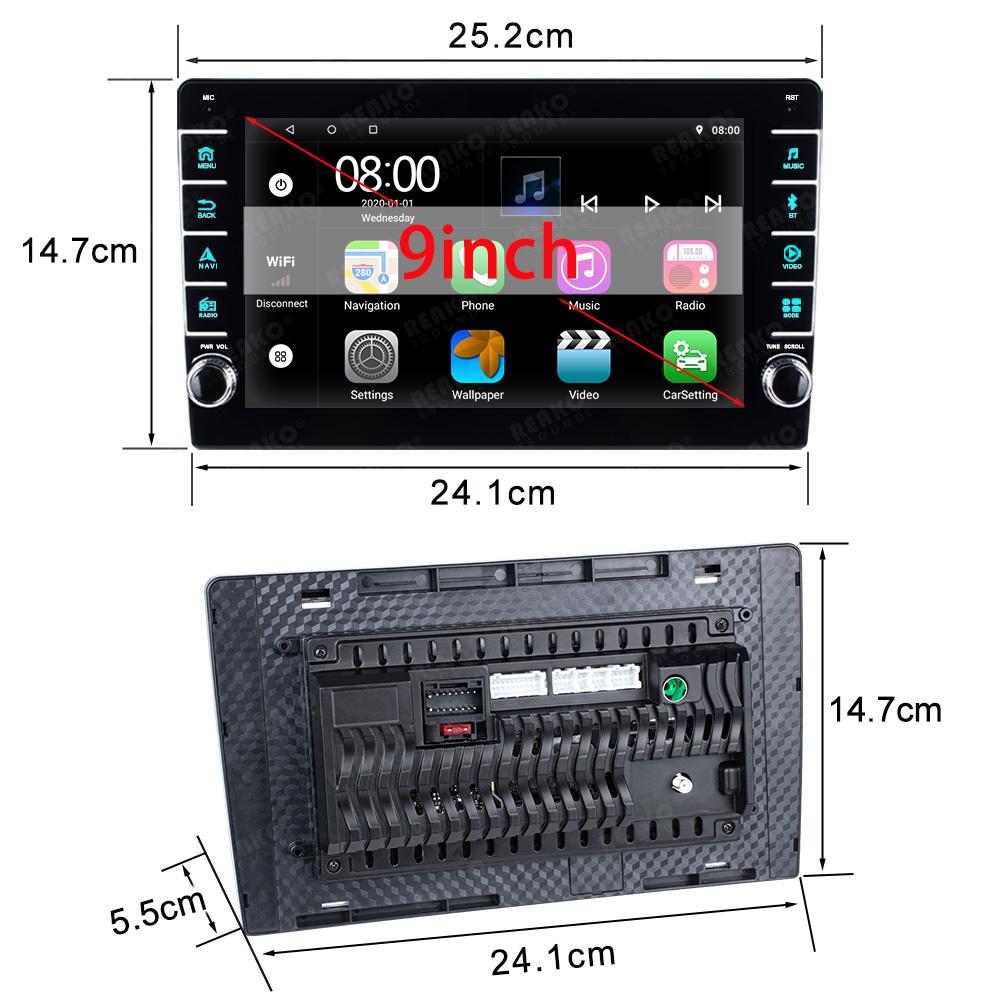 Car Radio 9" For Ford Mondeo 2007 2008 2009 2010 Android Auto Carplay Multimedia VideoNavigation WIFI 4G 8Core Head Unit