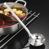 304 Stainless Steel 2-in-1 Soup Ladle & Skimmer Set (2-Pack)