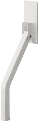 Yamazaki Jitsugyo Magnetisk Vikbar Dörrstopp Lång Vit x D8 x H28cm Smart Stark Magnet Enkel Installation Entrédörr Manövrerbar med En Fot