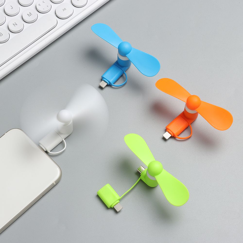 2in1 Mini Portable Mobile Phone Fan Cooler For Android For IPhone For Samsung For Huawei For iPad