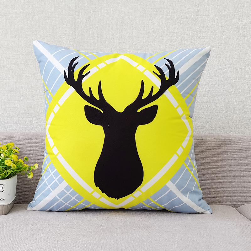 New Modern Nordic Simple Pillowcase Living Room Sofa Home Pillowcase Short Plush Cushion
