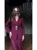 Elegante Vestido Europeo-Americano de Manga Larga Otoño 2025