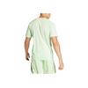 Adidas Solid Color Crew Neck Brand Logo Short Sleeve T-Shirt Men Tops Light-Green IT5396