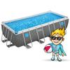 Frame Garden Pool 488 X 244 X 122 Cm 10 In 1 Bestway 561Mb