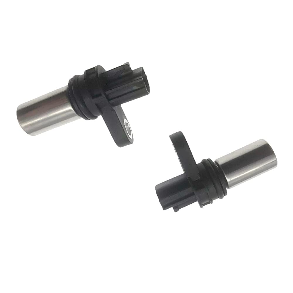 2PCS Crankshaft Camshaft Position Sensor Compatible with 2002-2007 X-Trail 2002-2006 Sentra/Altima 2005-2012 Frontier Replacement for 23731-6N21A,