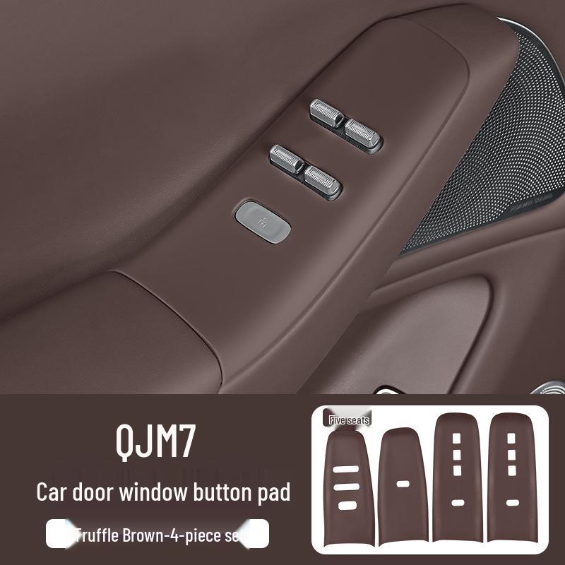 Silicone Armrest Protector for M7/M8 Car Door Window Lifter Panel