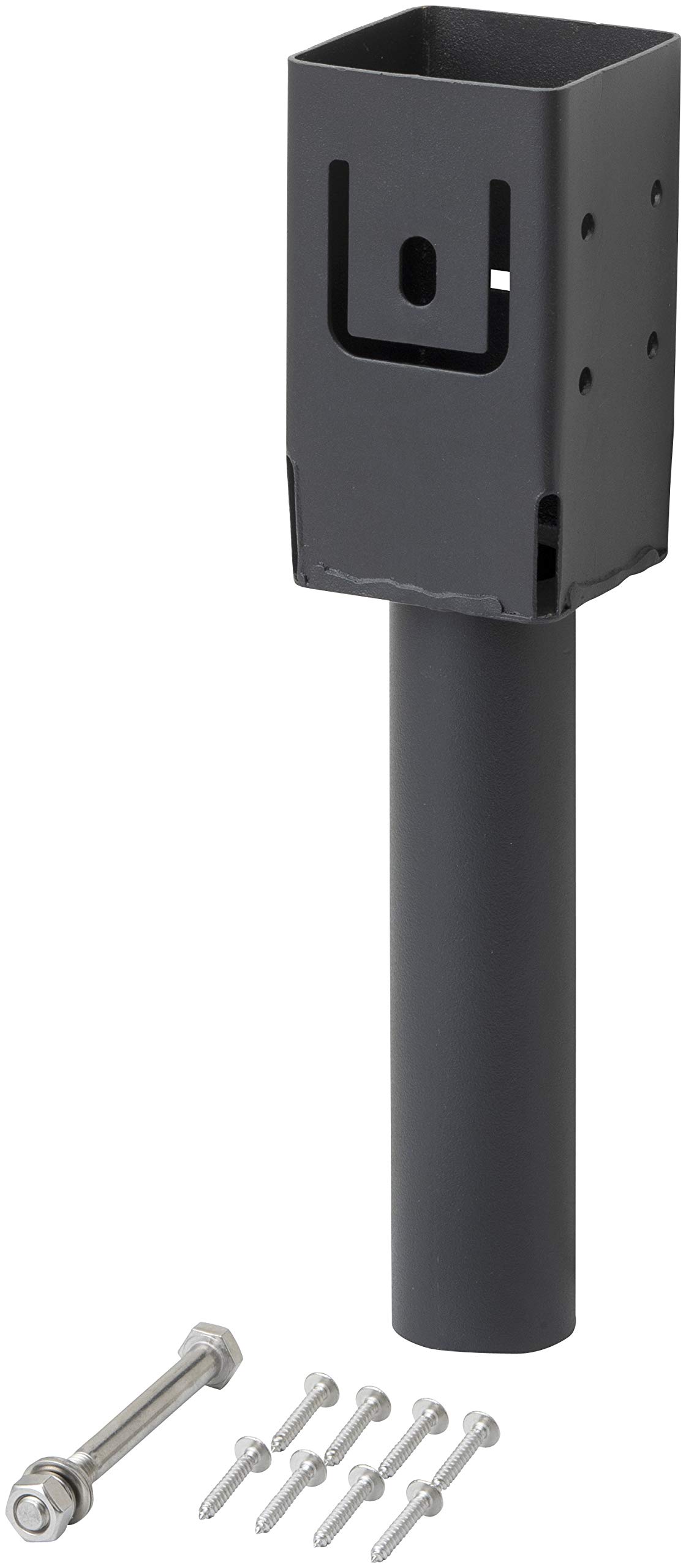 

Кронштейн для крепления столба Takasho Home EX для встраиваемых блоков, матово-серый, забор, экран для уединения, сад [HEX-09]