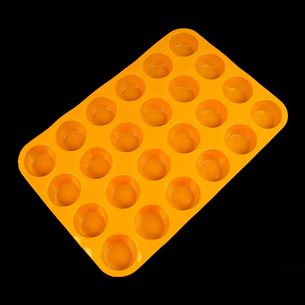 Silicone World Silicone Cake Molds 24 Holes Mini Muffin Cup Soap Cookies Puff Dim Sum Cupcake Mold Baking Tray Baking Tools