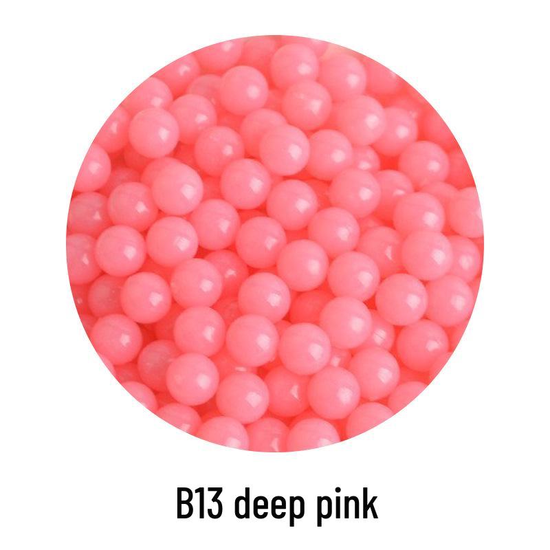 Şeker Rengi Plastik Boncuklar: Çocuk DIY Takıları, El Sanatları ve Oyuncak Tabanca Mermileri İçin Deliksiz Yuvarlak Zıplayan Toplar.